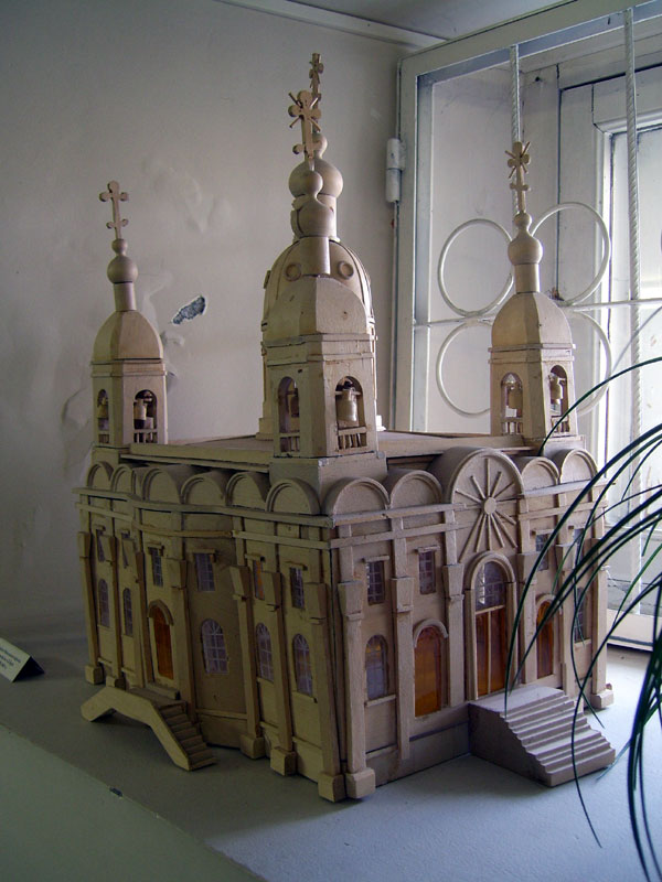 Выйско-Никольская церковь (макет). Архитектор А.Х.Крих. 1835-1845 гг.
