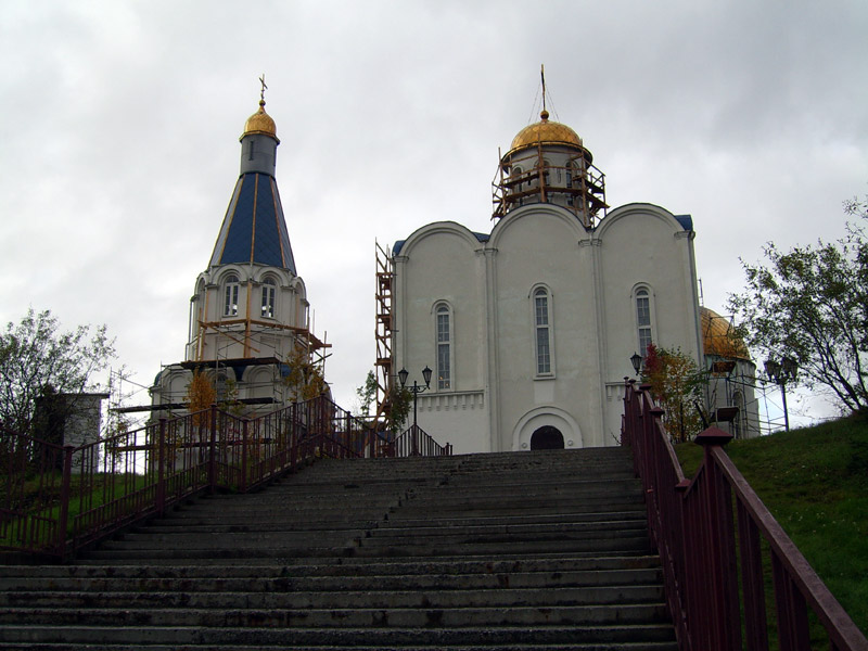 Россия. Арктика. Кольский полуостров. Город Мурманск. Часть 1. Церковь Спаса на водах (между проспектом Героев-Североморцев и Верхне-Ростинским шоссе)